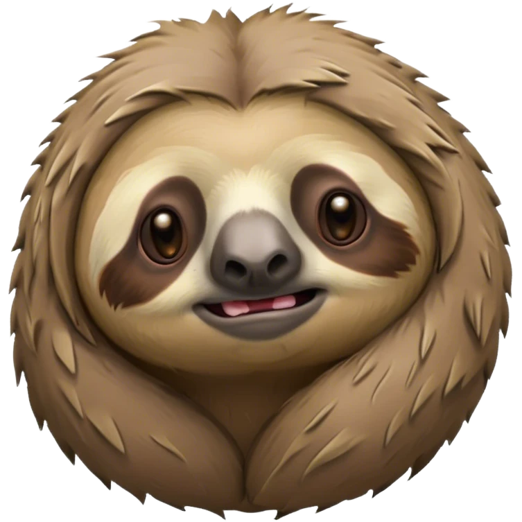 Sick sloth emoji