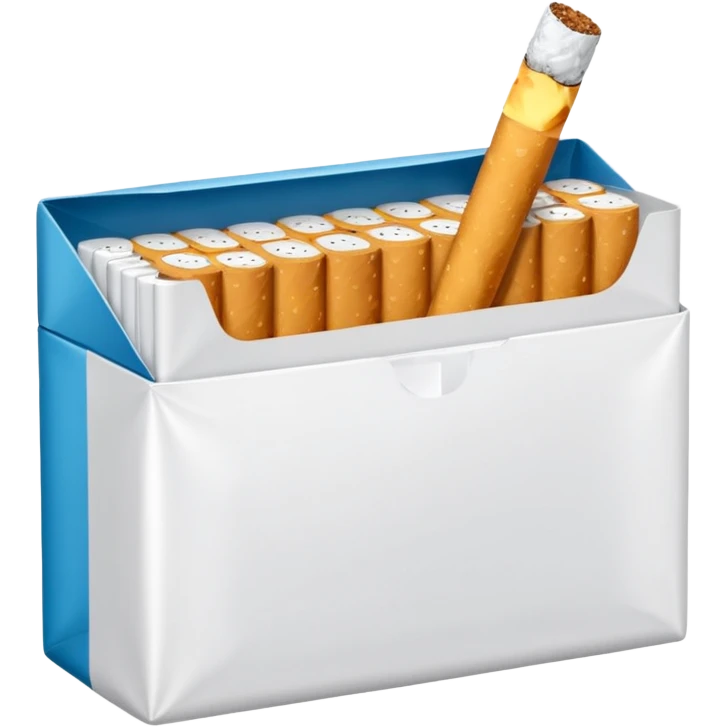 WITH A WHOLE PACK OF CIGARETTES
 emoji