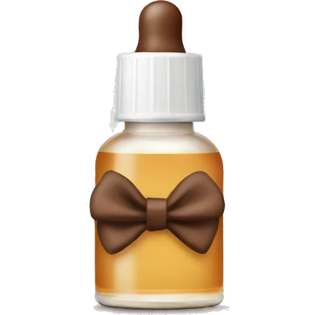 Ordinary serum with brown bow emoji