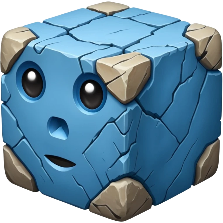 american-blue-intricate-stone-age-rocky-cube-shaped emoji