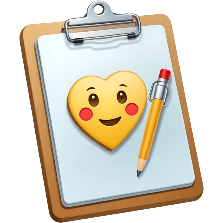 clipboard with a checkmark emoji