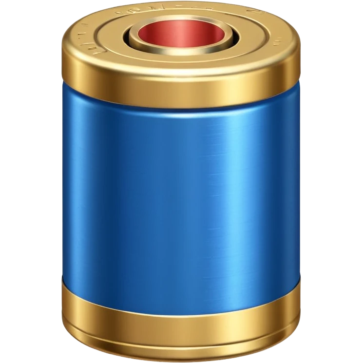 a single blue shotgun shell emoji