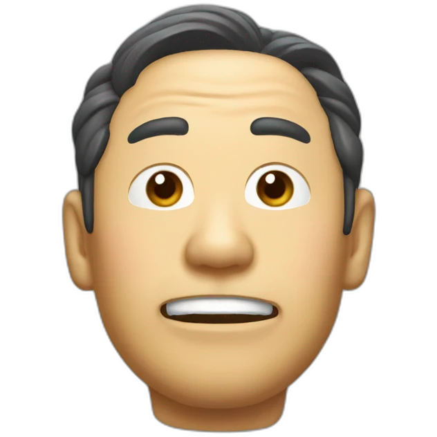 melted Mr.Tanaka emoji