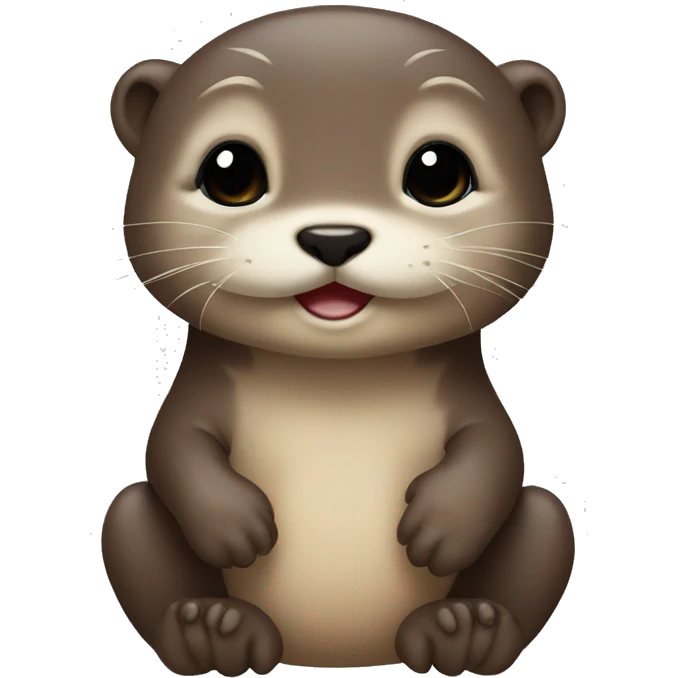 Little otter baby emoji