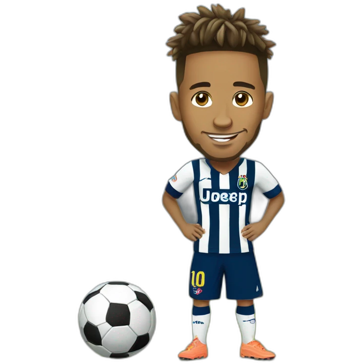 Neymar avec ballon emoji