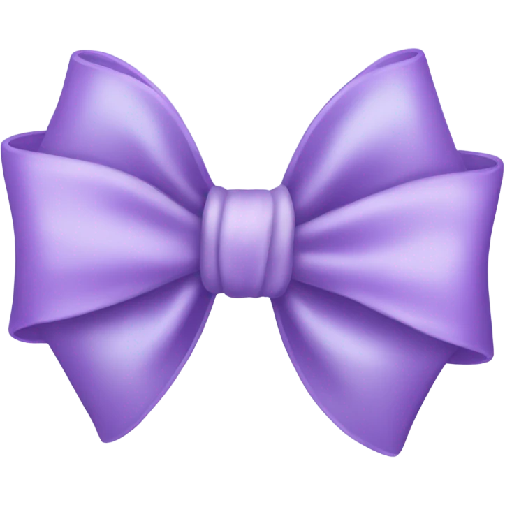 light purple bow emoji