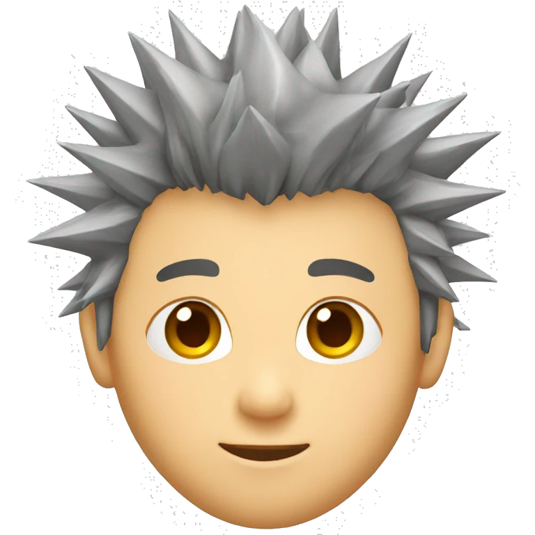 asian male spiky hair emoji