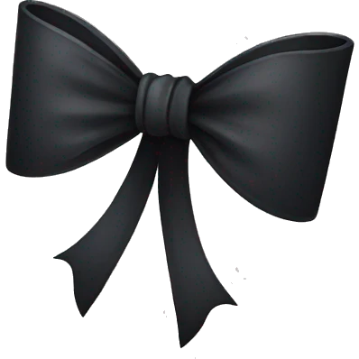 gothic bow emoji