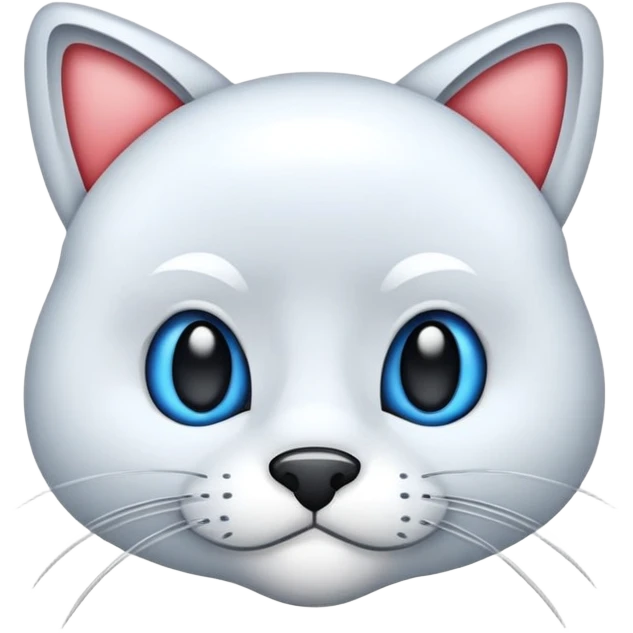 Голубой кот в свитере emoji