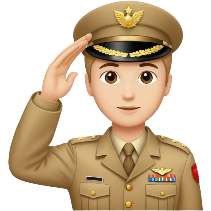 Salutieren  emoji