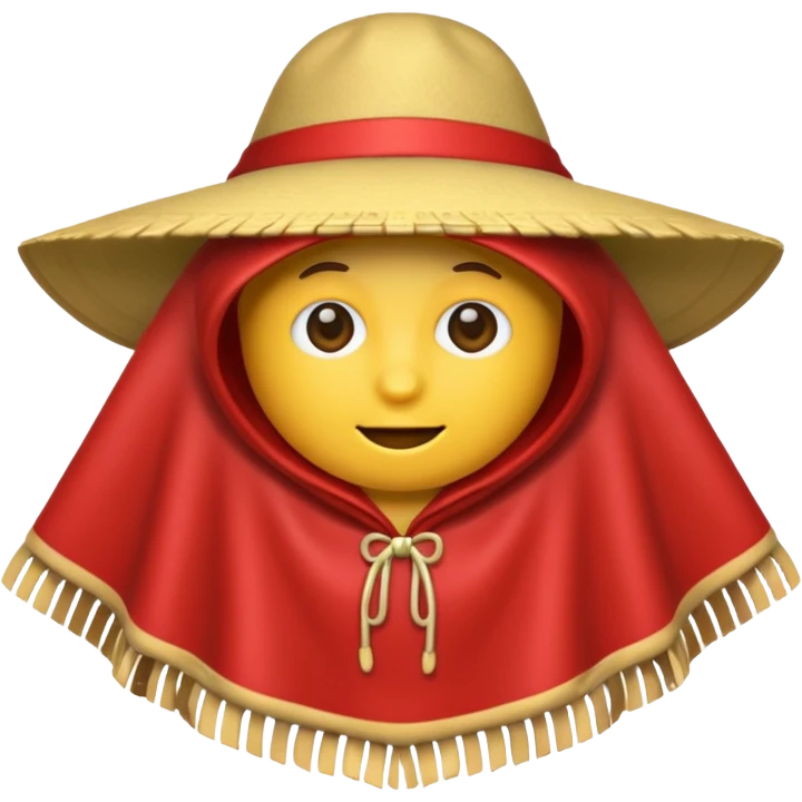 Poncho emoji emoji