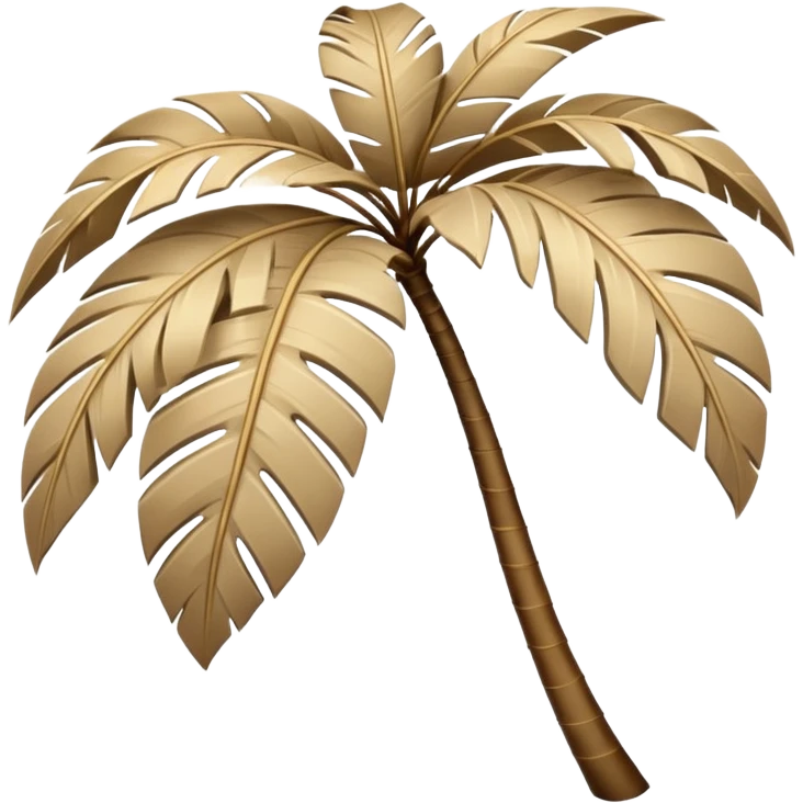 Beige Palm leaf  emoji