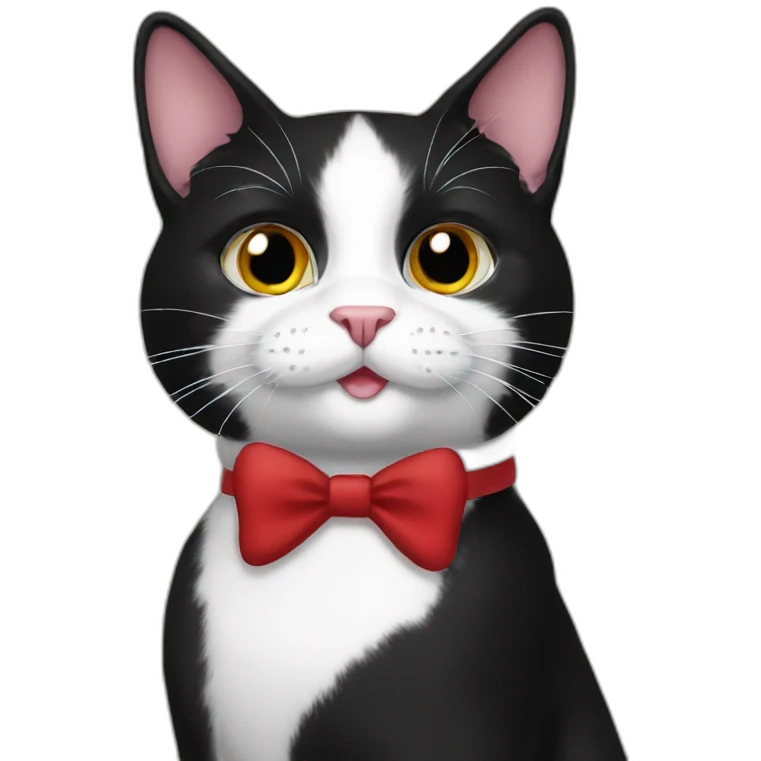 tuxedo cat emoji