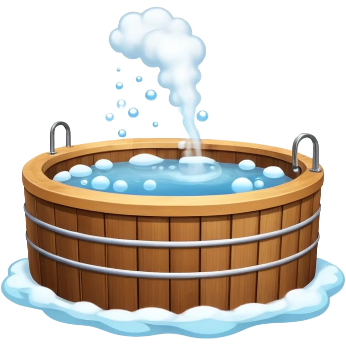 outdoor hot tub emoji
