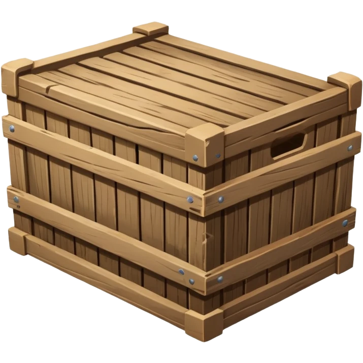A supply drop or crate  emoji