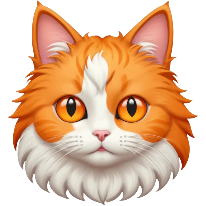 Cat with 1 moon eye emoji