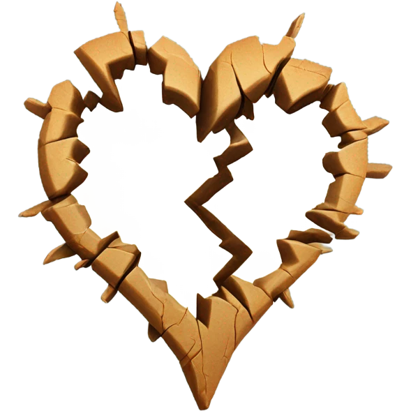 Broken heart emoji
