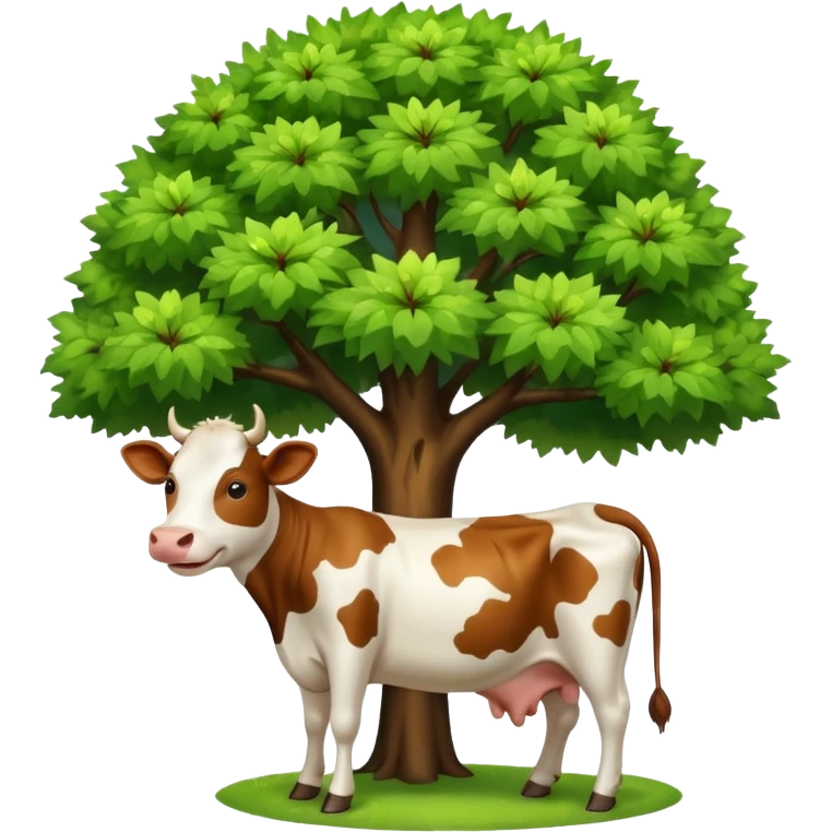 La vaca que ríe con un séptimo gigante emoji