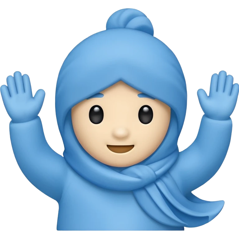 Un huggy wuggy saludando emoji
