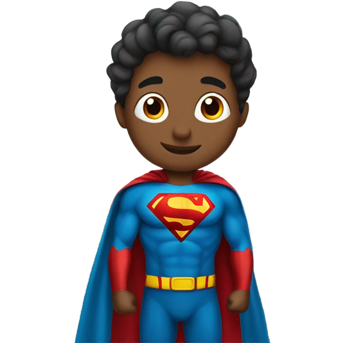 super-man go to school  emoji
