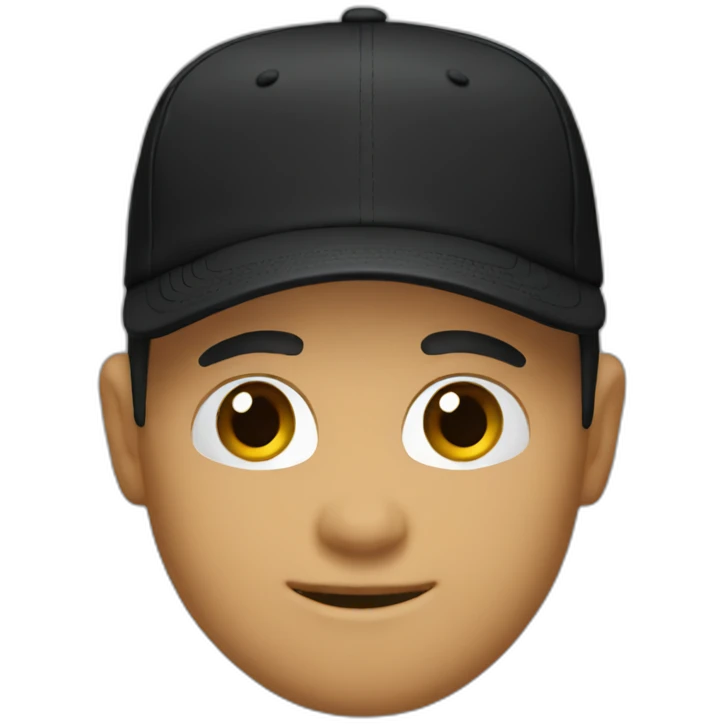man black cap emoji
