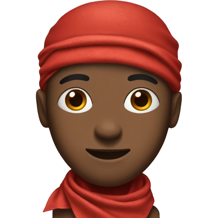 Red bandana emoji