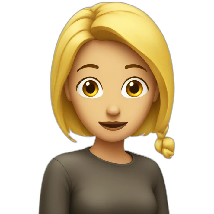 wondering-thinking-woman emoji
