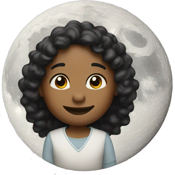 Love you to the moon and back emoji