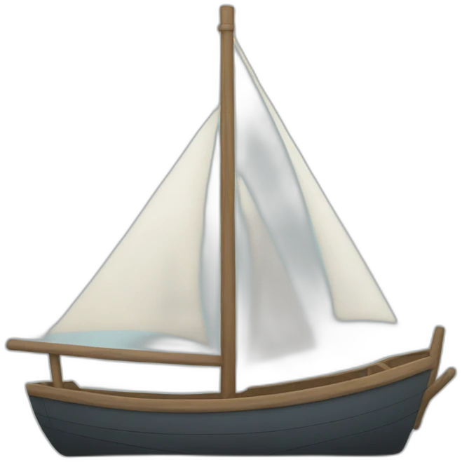 minimalist-boat emoji