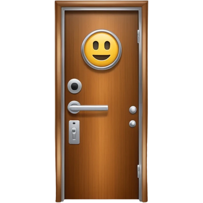 hotel room door modern emoji