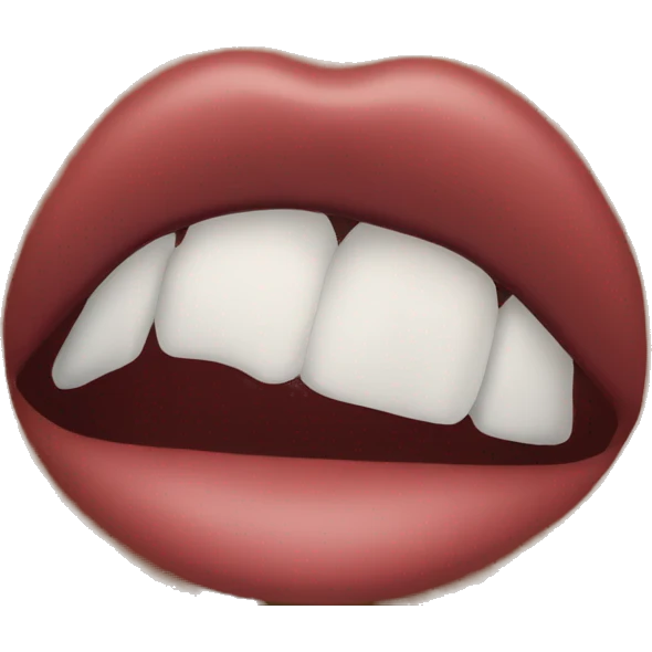 lipbite emoji  emoji