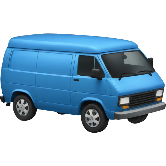 van blue emoji
