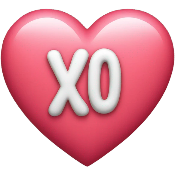 xoxo heart emoji