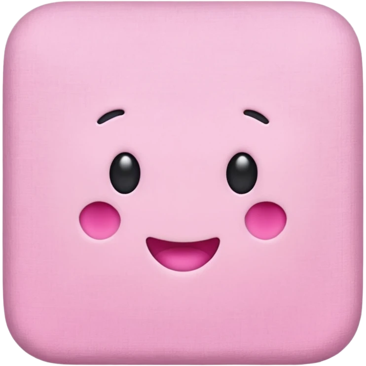 Aesthetic pink emoji