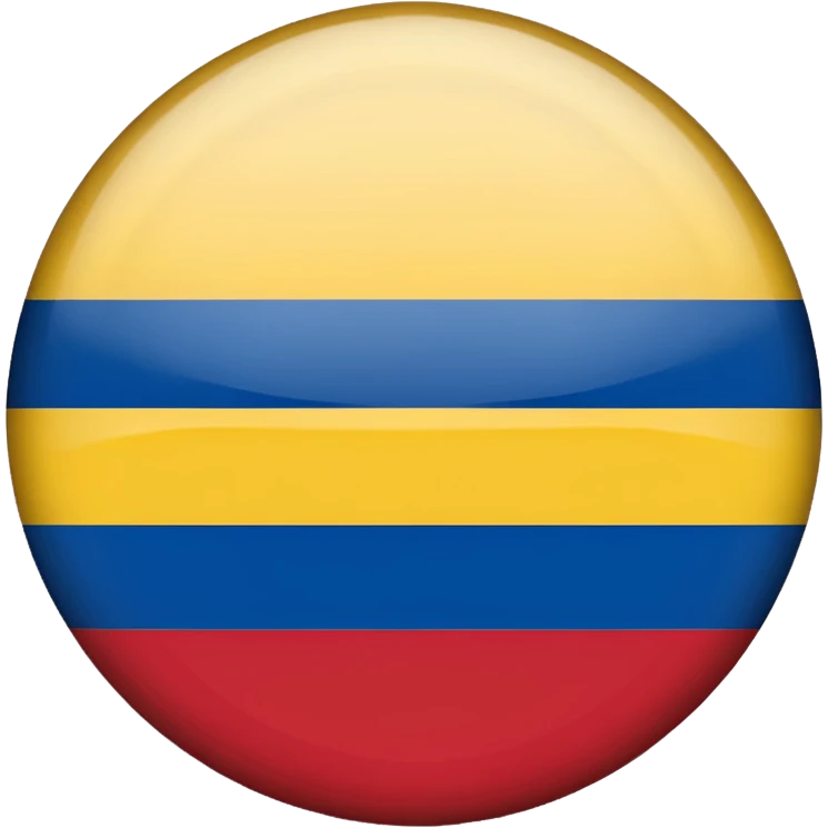 Bandera de colombia circular emoji
