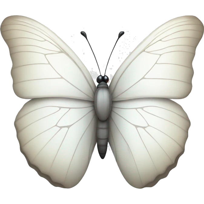White butterfly emoji