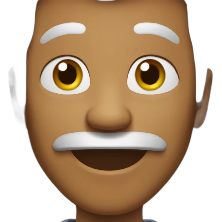Happy old man emoji