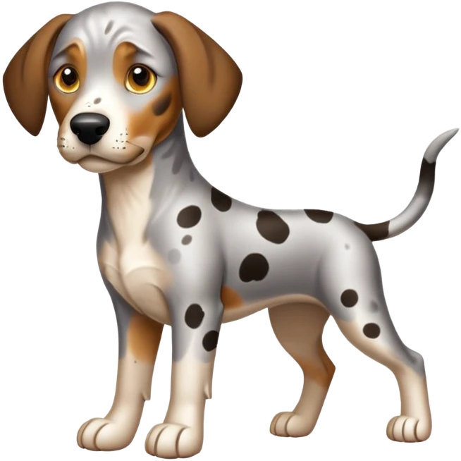 Catahoula hound emoji