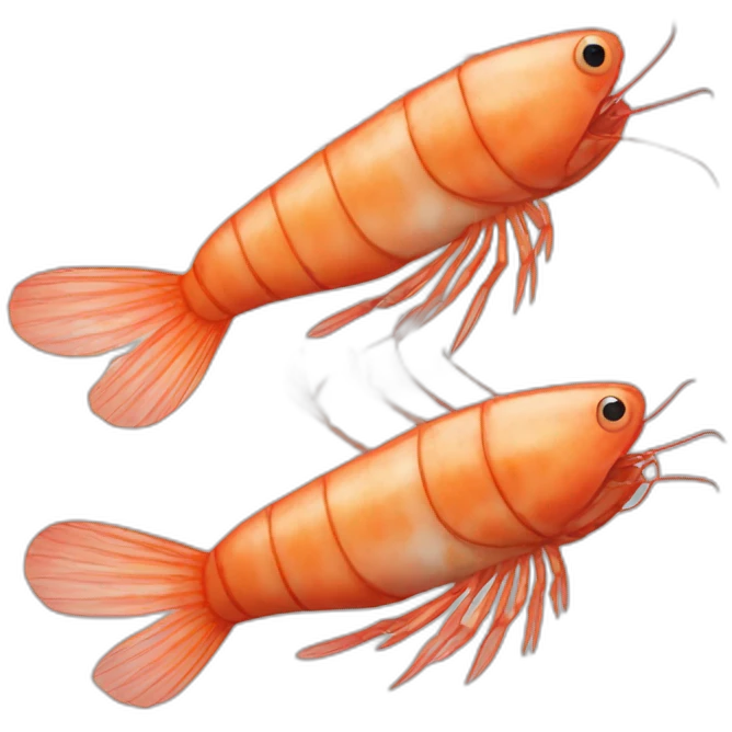 shrimp-and-fish emoji