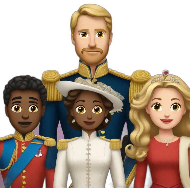Royal family as roadman emoji
