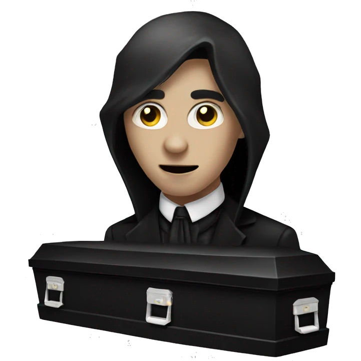 goth coffin emoji