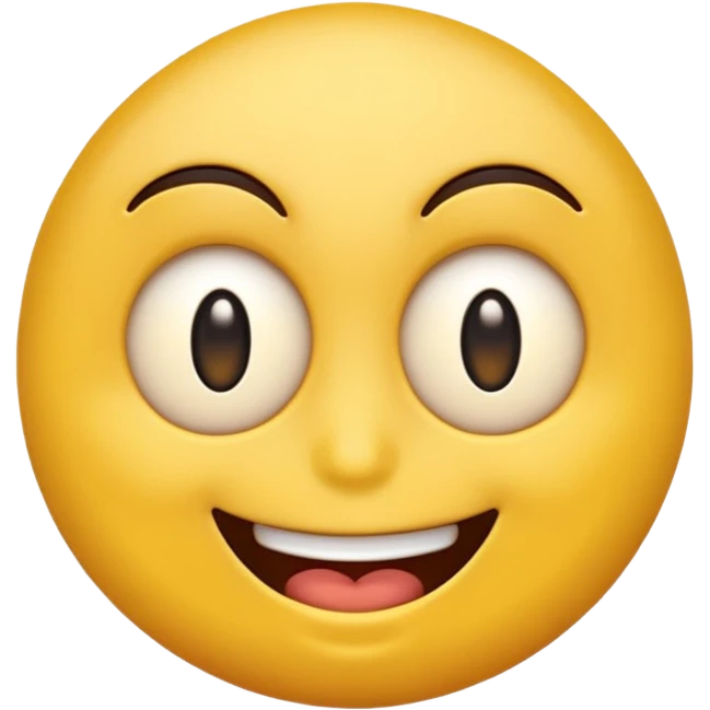emoji fave with one eye twitching and a crazy smile emoji