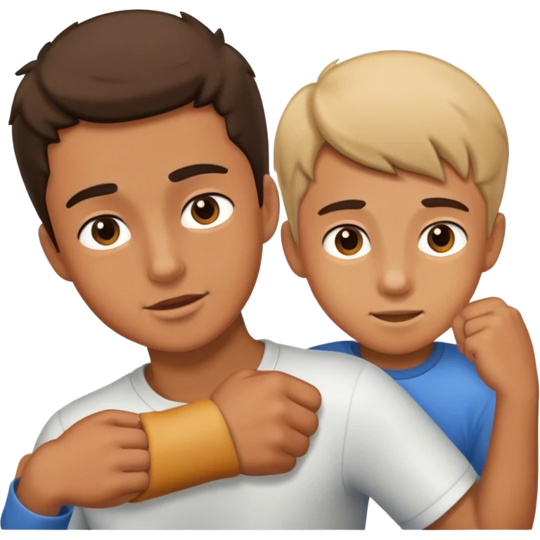 Boy being pushed emoji
