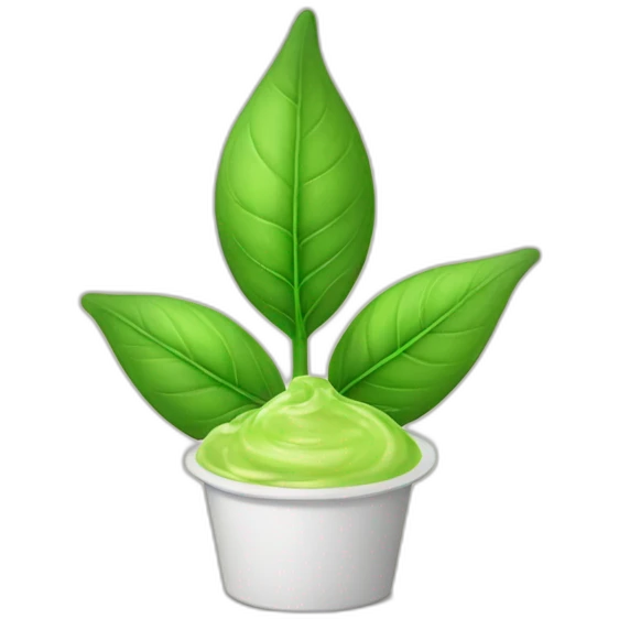 Weed yogourt emoji
