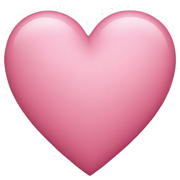 Pink heart emoji