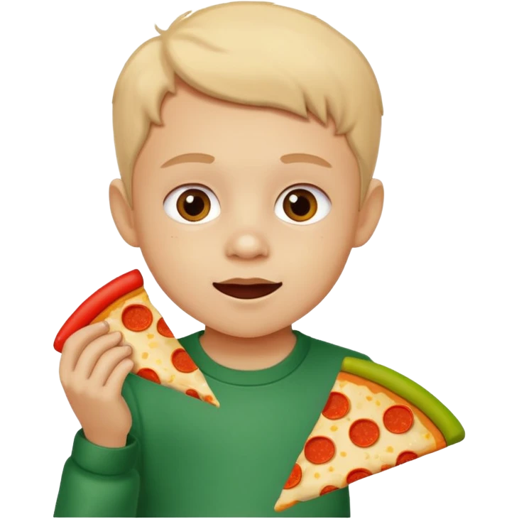 Child Eating Pizza emoji