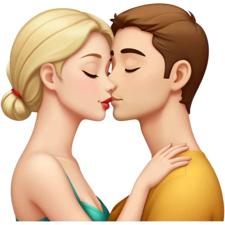 Neck kisses  emoji