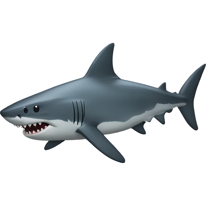 shark with moyai emoji
