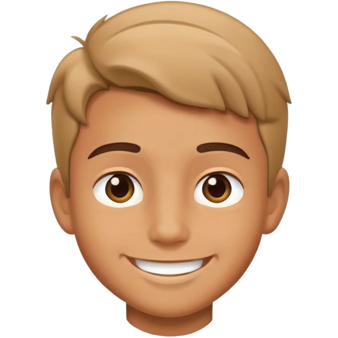 Boy smiling emoji
