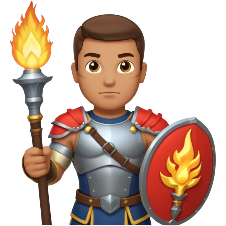 guard holding torche emoji